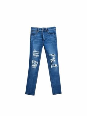 American Eagle Next Level Stretch Distressed Skinny Jeans Size 10 Regular